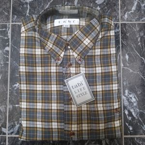 💚 2/$35 NWT Tabi long sleeve dress shirt - plaid checkered